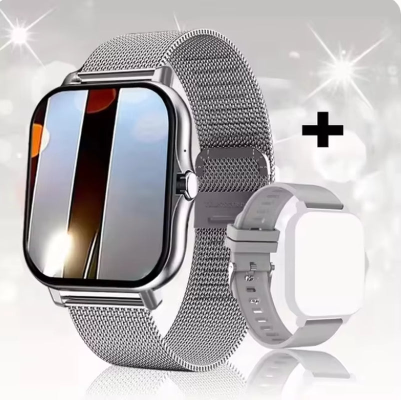 G.L Wear New Smartwatch 1.83-Inch HD Display Bluetooth Calling Heart Rate Activity Tracking Smartwatch Men Women Holiday Gift
