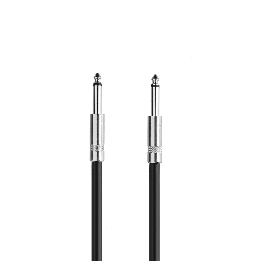 2 Pack 100 Ft 1/4" to 1/4" Inch TS Speaker Cable True 12 AWG for DJ PA