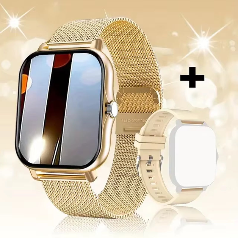 G.L Wear New Smartwatch 1.83-Inch HD Display Bluetooth Calling Heart Rate Activity Tracking Smartwatch Men Women Holiday Gift