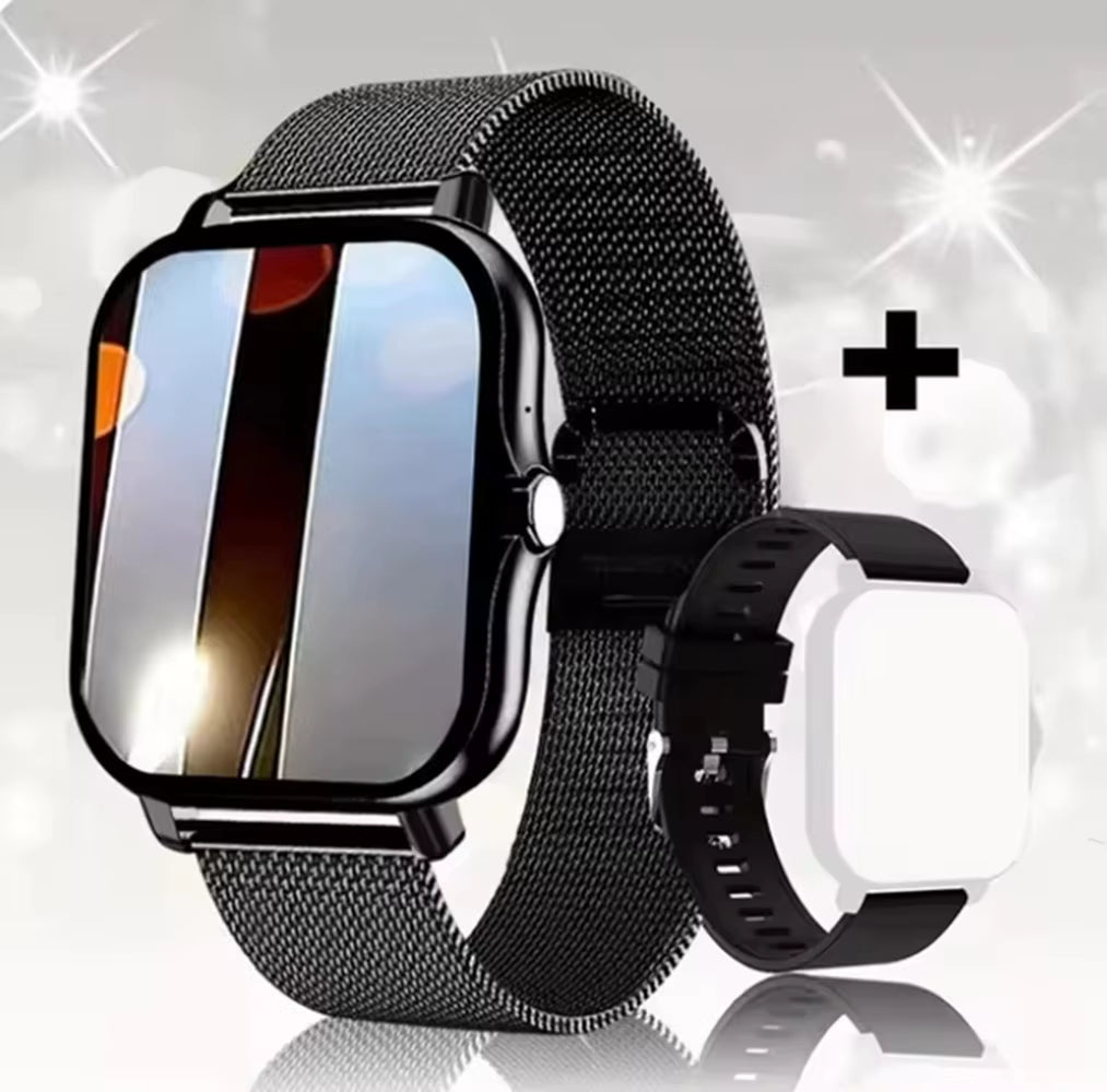 G.L Wear New Smartwatch 1.83-Inch HD Display Bluetooth Calling Heart Rate Activity Tracking Smartwatch Men Women Holiday Gift